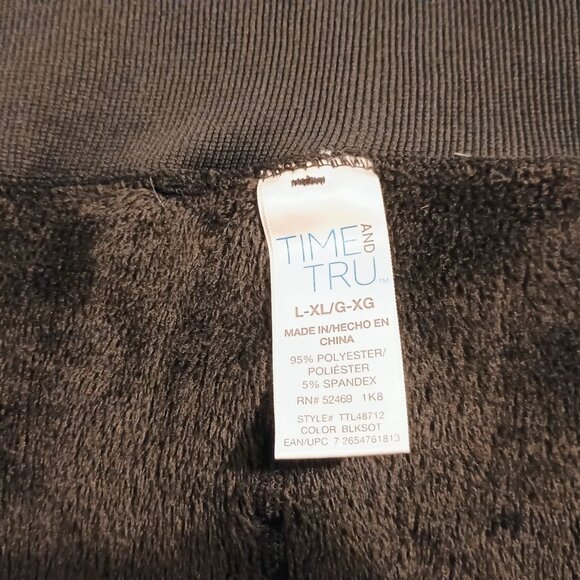 EUC: Girls' Time and Tru sz L-XL Black Leggings - Picture 4 of 4